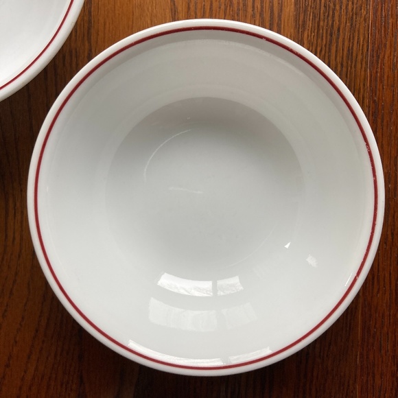 2 CORELLE Burgundy Soup Retired Bowls - Picture 6 of 7